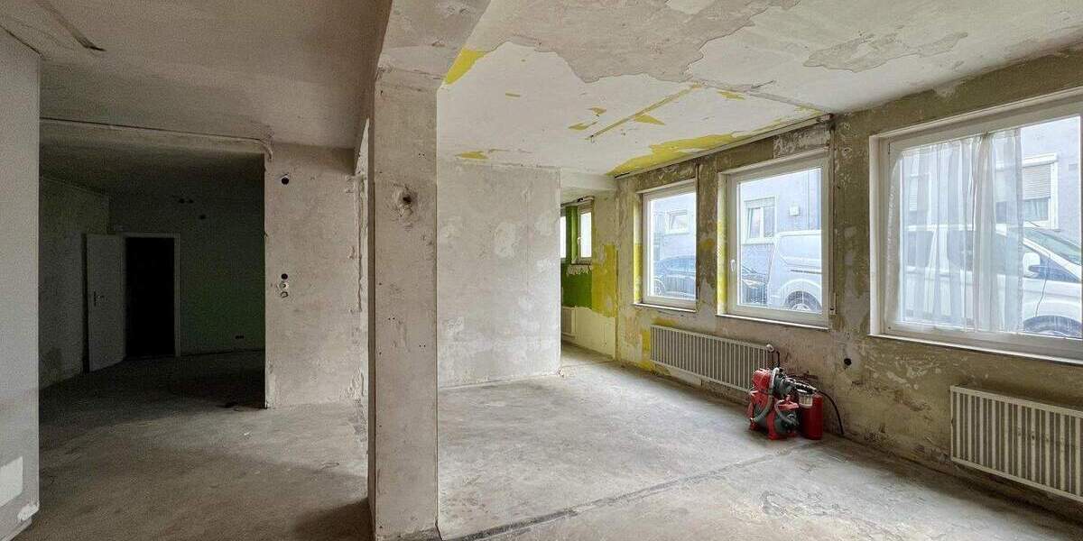 Gewerbeeinheit mit vielseitiger Nutzungsmöglichkeit - vermietete Teilfläche und großzügige Lagerflächen 4 zimmer