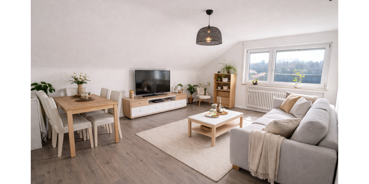 Etagenwohnung Ludwigsburg Hoheneck - 3 Zimmer, 63 m&sup2;, 1.100&euro; | Angebot:26402514
