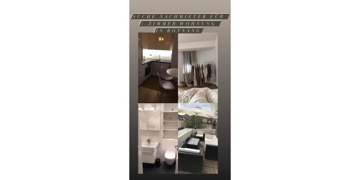 Etagenwohnung Stuttgart Botnang - 1 Zimmer, 50 m&sup2;, 730&euro; | Angebot:25162230