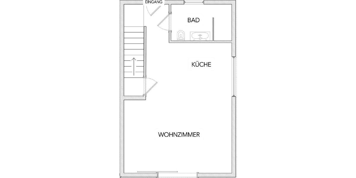 Reihenhaus Reutlingen Orschel-Hagen - 4 Zimmer, 90 m&sup2;, 1.500&euro; | Angebot:26137749