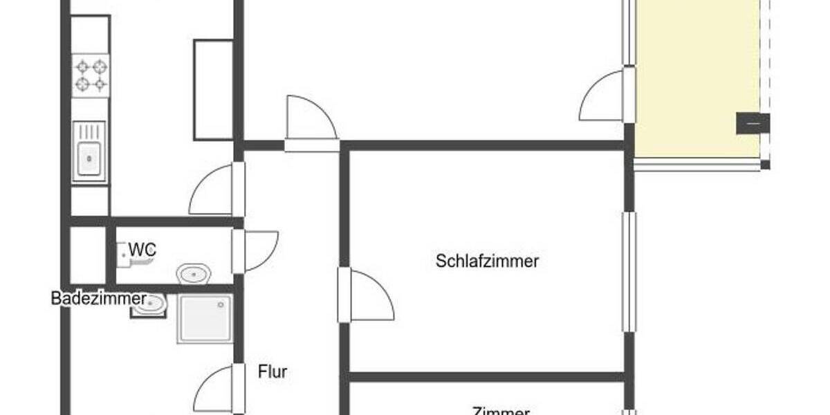 Etagenwohnung Kernen im Remstal Rommelshausen - 3 Zimmer, 83 m&sup2;, 260.000&euro; | Angebot:26881860