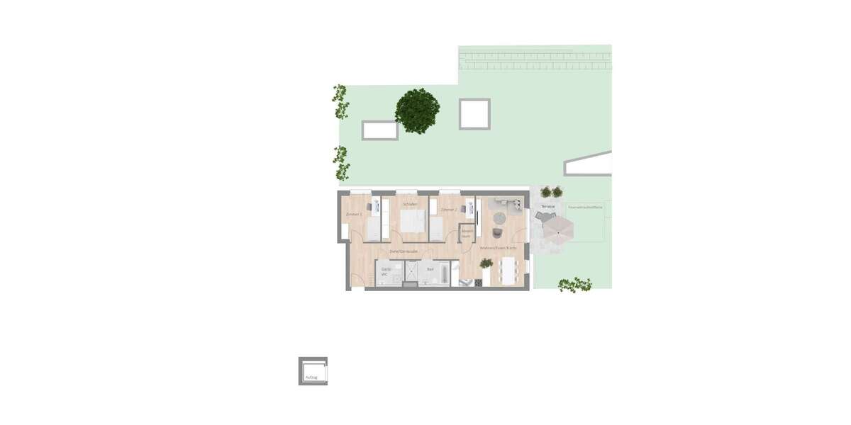 Etagenwohnung Besigheim - 4.5 Zimmer, 98 m&sup2;, 1.380&euro; | Angebot:26636693