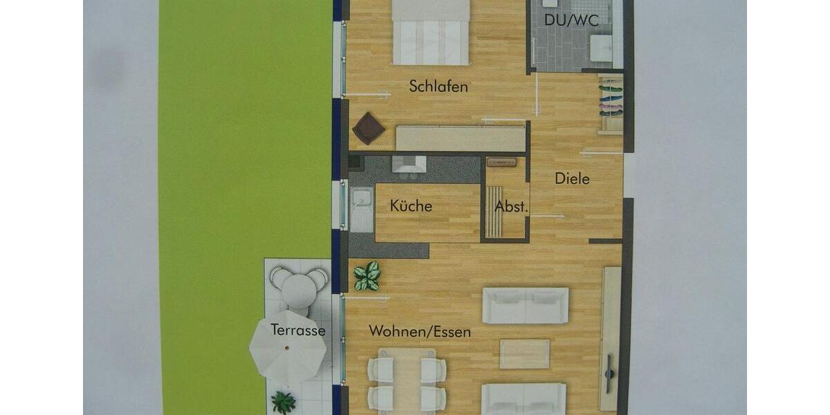 Erdgeschoßwohnung Wendlingen am Neckar - 2 Zimmer, 60 m&sup2;, 950&euro; | Angebot:26337375