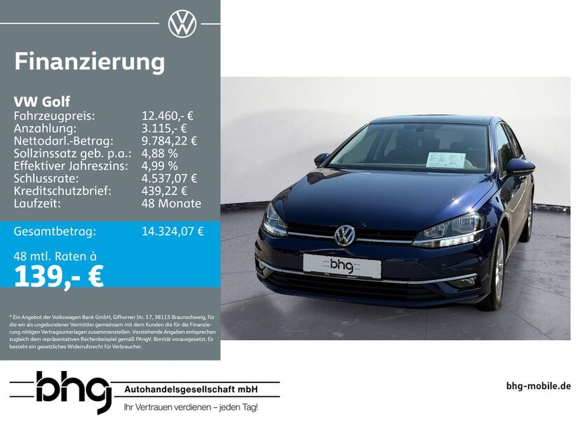 VW Golf 104.431 km 12.460 € Metzingen 72555