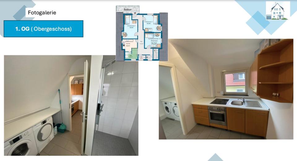 Etagenwohnung Esslingen am Neckar Pliensauvorstadt - 3 Zimmer, 97 m&sup2;, 650&euro; | Angebot:25125668