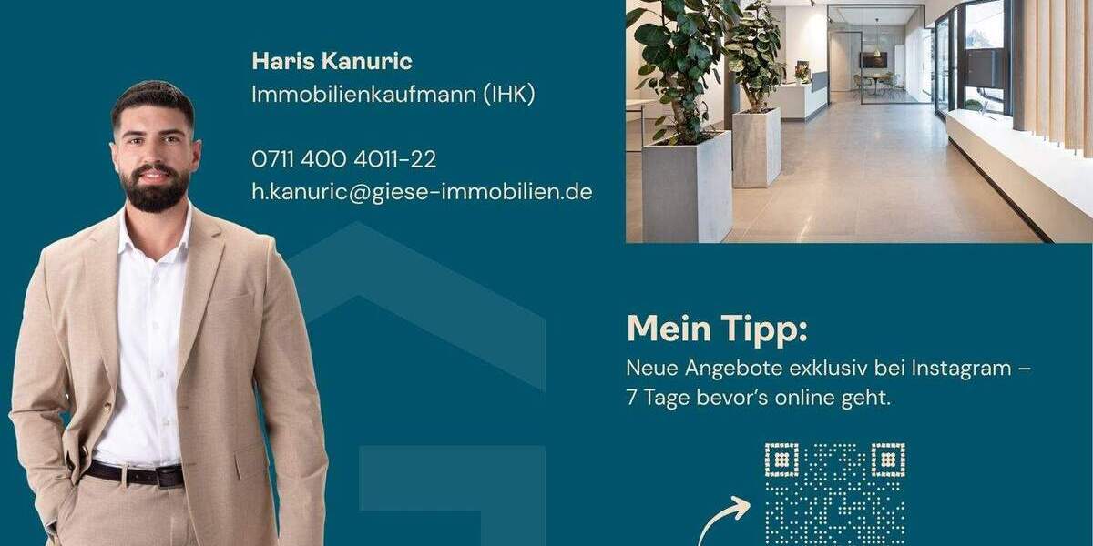 Etagenwohnung Wolfschlugen - 1 Zimmer, 37 m&sup2;, 169.000&euro; | Angebot:24684937