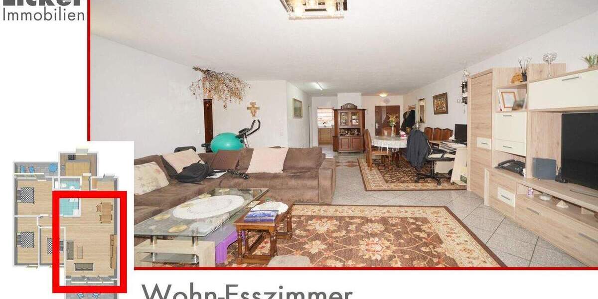 Etagenwohnung Winnenden Schelmenholz - 4 Zimmer, 108 m&sup2;, 330.000&euro; | Angebot:25212574