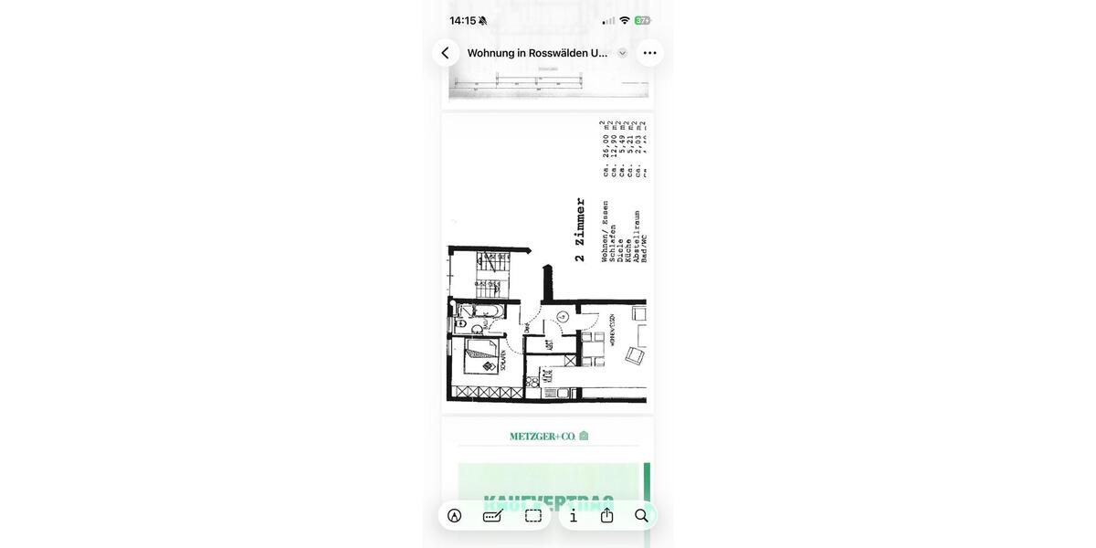 Etagenwohnung Ebersbach an der Fils - 2.5 Zimmer, 55 m&sup2;, 219.000&euro; | Angebot:26991346