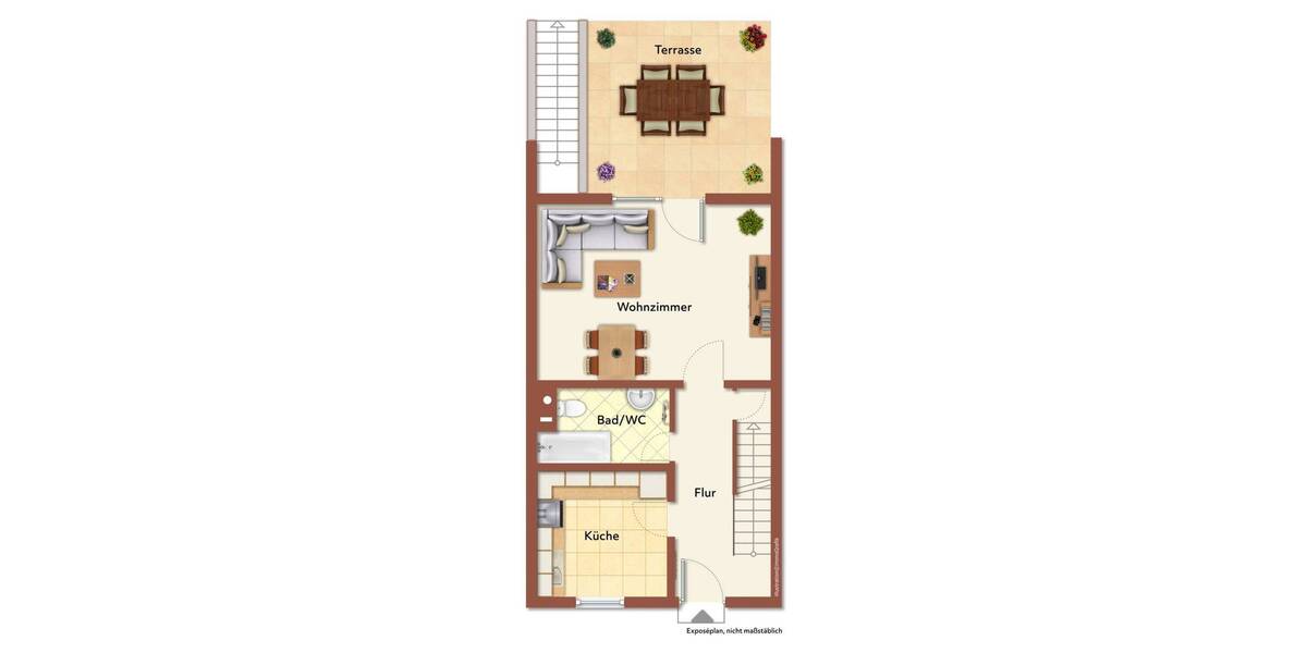 Reihenmittelhaus Reutlingen Oferdingen - 4 Zimmer, 92 m&sup2;, 298.000&euro; | Angebot:26065783