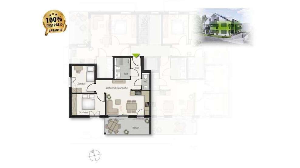 Wohnung zum Kaufen in Böblingen 449.000 € 64 m²