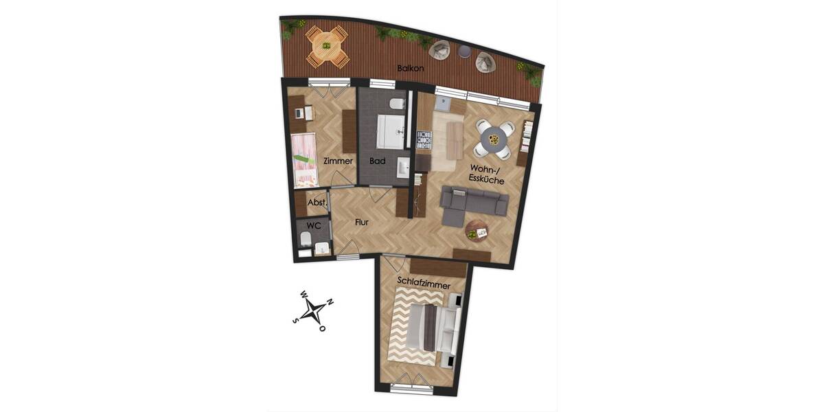 Etagenwohnung Metzingen - 3 Zimmer, 96 m&sup2;, 1.400&euro; | Angebot:25958566