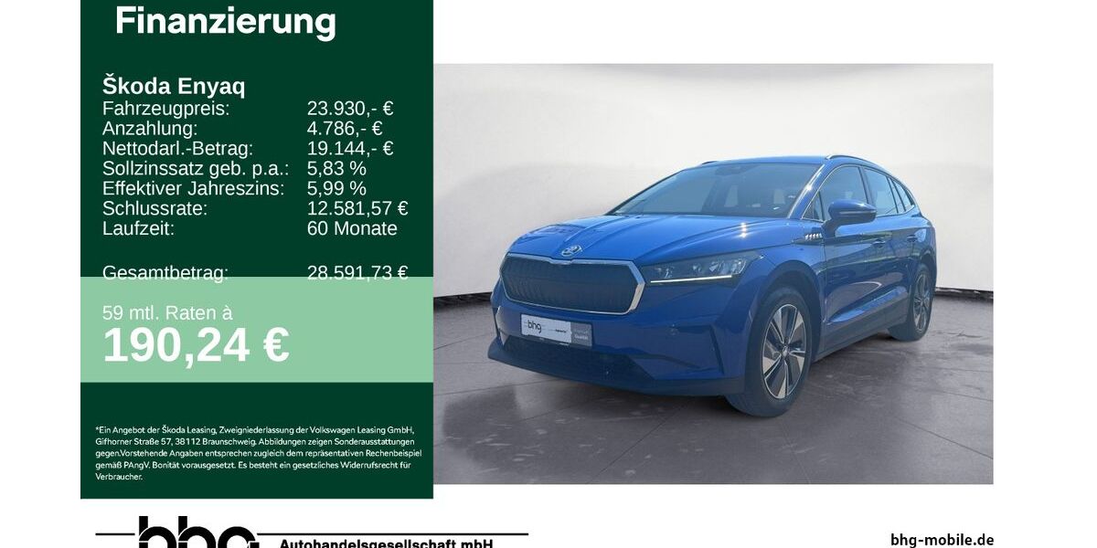 Skoda Enyaq 27.215 km 22.760 &euro; Tübingen 72072