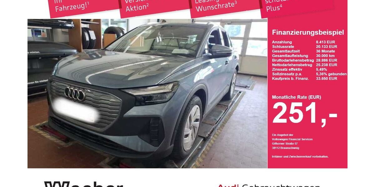 Audi Q4 e-tron 22.080 km 33.650 &euro; Leonberg 71229