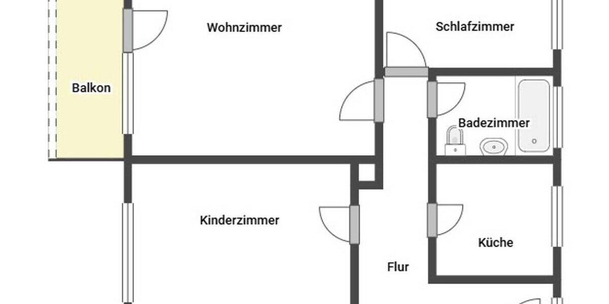 Etagenwohnung Ostfildern Nellingen-Parksiedlung - 3 Zimmer, 61 m&sup2;, 140.000&euro; | Angebot:26920421