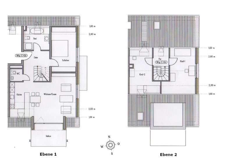 Maisonettenwohnung Stuttgart Zuffenhausen - 4 Zimmer, 108 m&sup2;, 669.000&euro; | Angebot:26120600