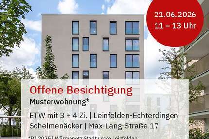 Wohnung Leinfelden-Echterdingen Echterdingen - 4 Zimmer, 96 m&sup2;, 710.000&euro; | Angebot:22672946
