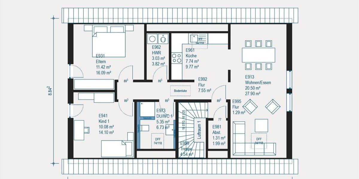 Individuelles Mehrfamilienhaus - Flexibles Wohnkonzept in Leinfelden-Echterdingen - Mehrfamilienhaus, Wohnhaus Leinfelden-Echterdingen Echterdingen | Angebot:27347179
