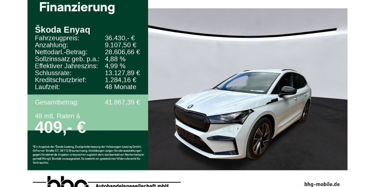 Skoda Enyaq 26.515 km 36.430 &euro; Tübingen 72072