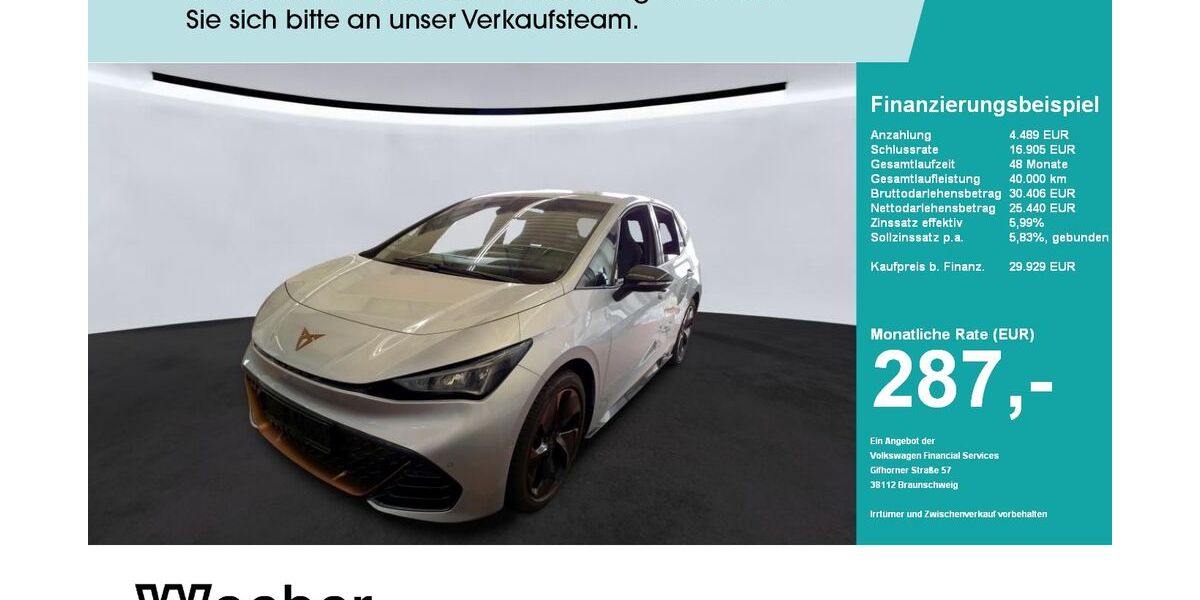 Cupra Born 26.340 km 29.828 &euro; Leonberg 71229