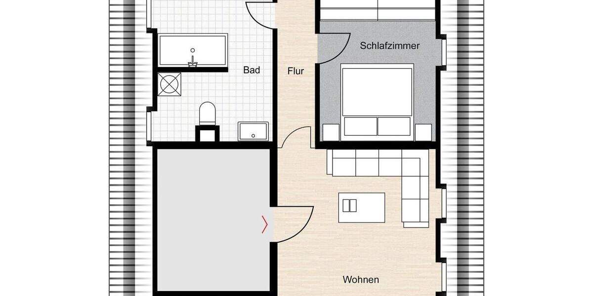 Etagenwohnung Renningen Malmsheim - 4 Zimmer, 98 m&sup2;, 900&euro; | Angebot:25897765