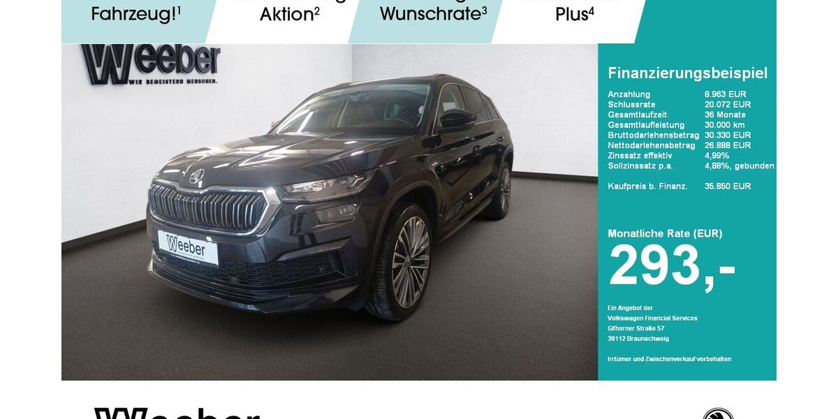 Skoda Kodiaq 102.636 km 34.340 € Leonberg 71229