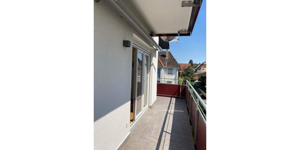 Zentrale doch ruhige Lage mit großem Balkon 2 zimmer