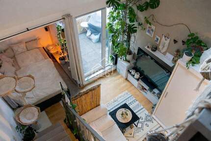 Ideal für Singles oder Anleger: 1,5 Zimmer Maisonettewohnung mit Loggia & TG-Stellpatz 1 zimmer