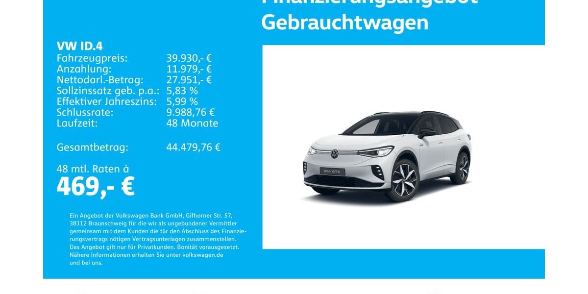VW ID.4 5.248 km 39.930 &euro; Stuttgart-Feuerbach 70469