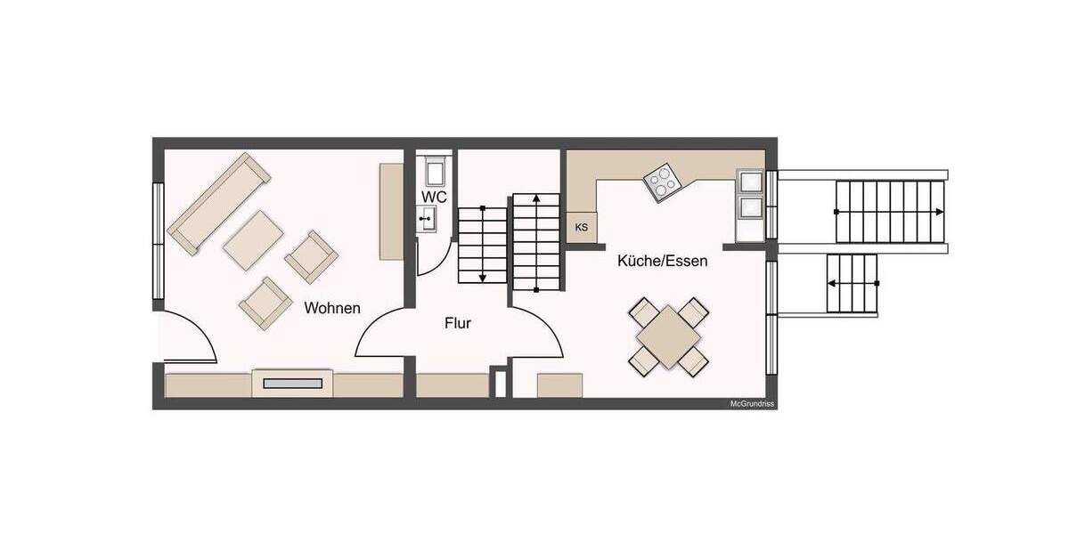 Reihenmittelhaus in Stadtrandlage nahe S-Bahn! 5 zimmer