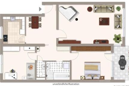 Wohnung Backnang - 3.5 Zimmer, 91 m&sup2;, 1.300&euro; | Angebot:26399919