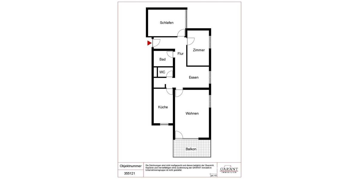 Etagenwohnung Waiblingen Bittenfeld - 3 Zimmer, 83 m&sup2;, 279.000&euro; | Angebot:26420286