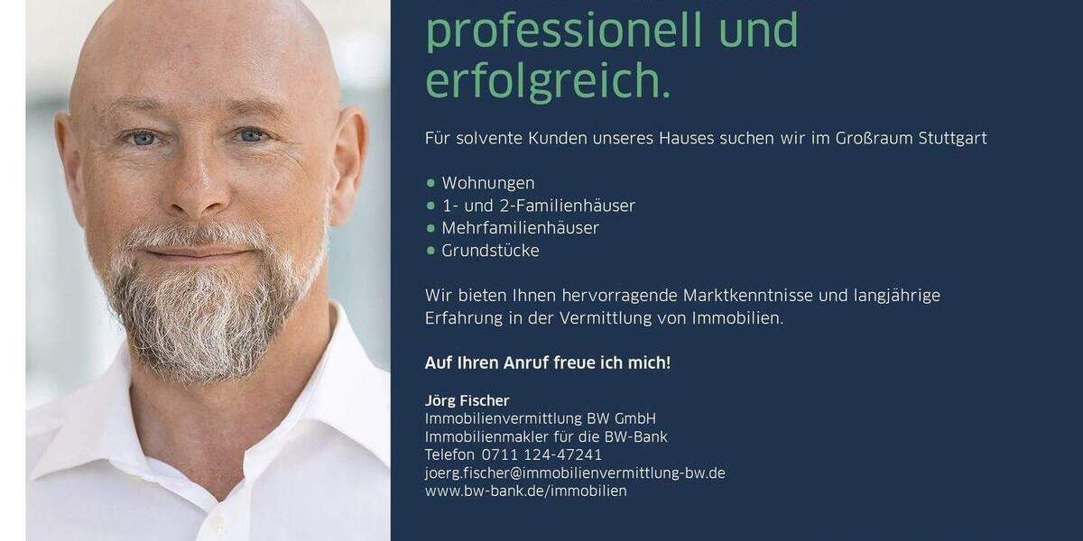 Etagenwohnung Stuttgart Riedenberg - 2 Zimmer, 57 m&sup2;, 199.000&euro; | Angebot:25662280