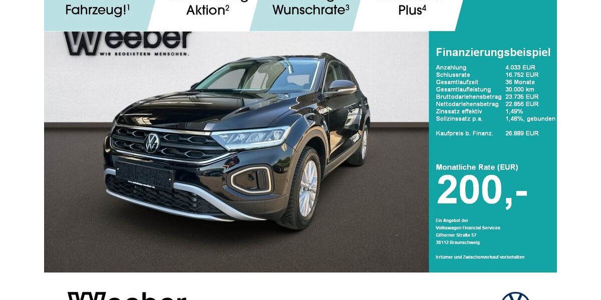 VW T-Roc 12.082 km 26.590 &euro; Weil der Stadt 71263