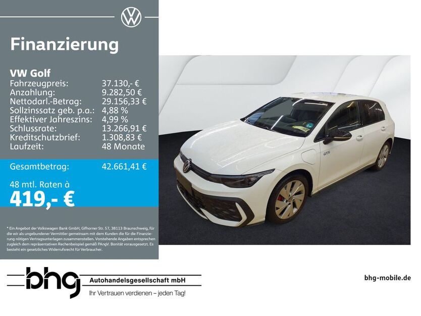 VW Golf 23.512 km 37.130 € Reutlingen 72770