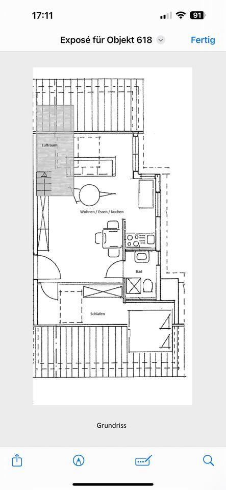 2 Zimmer Wohnung in Leonberg zu verkaufen.