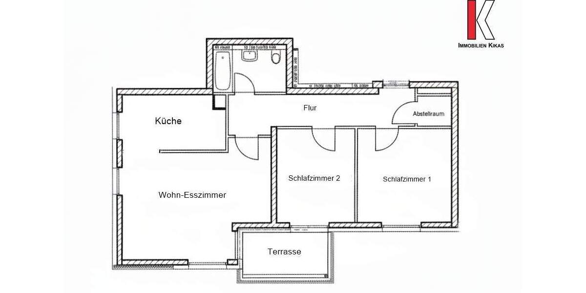Etagenwohnung Böblingen Flugfeld - 3 Zimmer, 77 m&sup2;, 1.074&euro; | Angebot:25152777