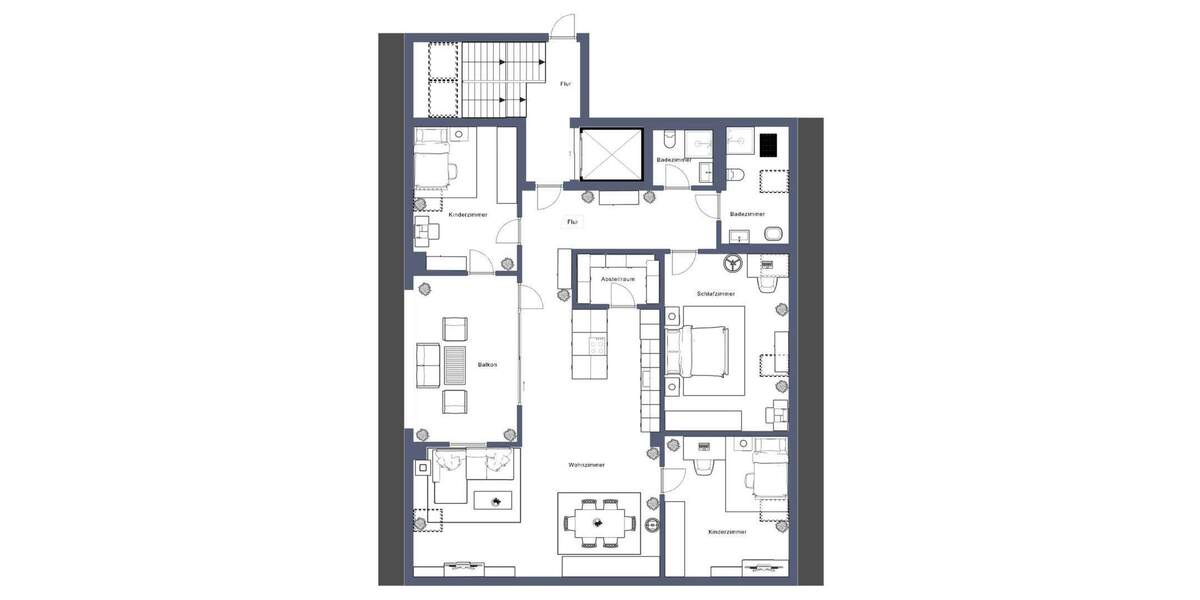 Etagenwohnung Stuttgart / Zuffenhausen Zuffenhausen - 4 Zimmer, 117 m&sup2;, 699.000&euro; | Angebot:25704192