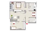 Etagenwohnung Stuttgart Neuwirtshaus - 3.5 Zimmer, 80 m&sup2;, 1.400&euro; | Angebot:26705160