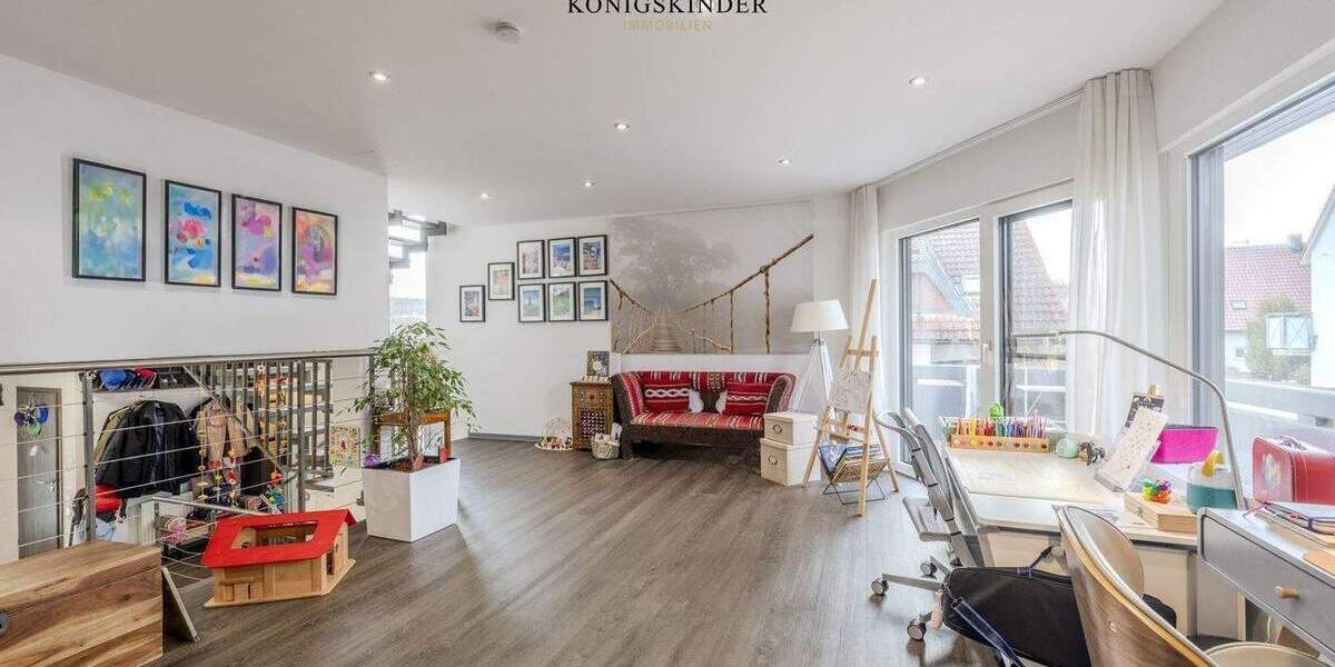 Komplett kernsaniertes REH als außergewöhnliches Split-Level-Architektenhaus in ruhiger Ortsrandlage 7 zimmer