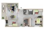 Etagenwohnung Filderstadt Plattenhardt - 4 Zimmer, 94 m&sup2;, 299.000&euro; | Angebot:25798147