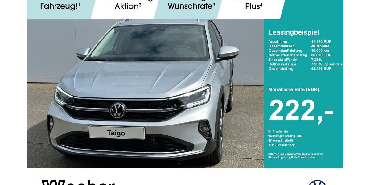 VW Taigo 4.800 km 27.470 &euro; Leonberg 71229