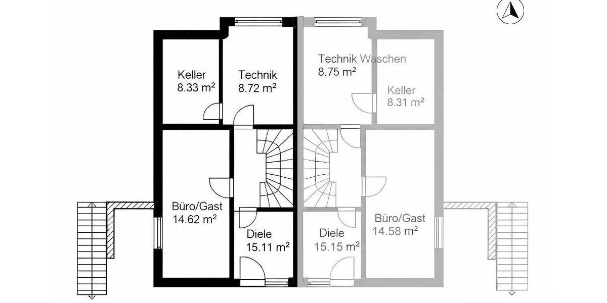 Doppelhaushälfte Stuttgart Neuwirtshaus - 5 Zimmer, 72 m&sup2;, 95.000&euro; | Angebot:26343812