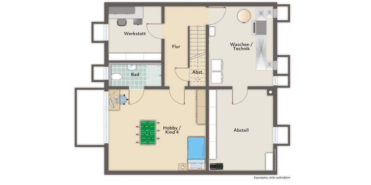 Einfamilienhaus Remseck Neckargröningen - 7 Zimmer, 201 m&sup2;, 1.299.000&euro; | Angebot:24904276