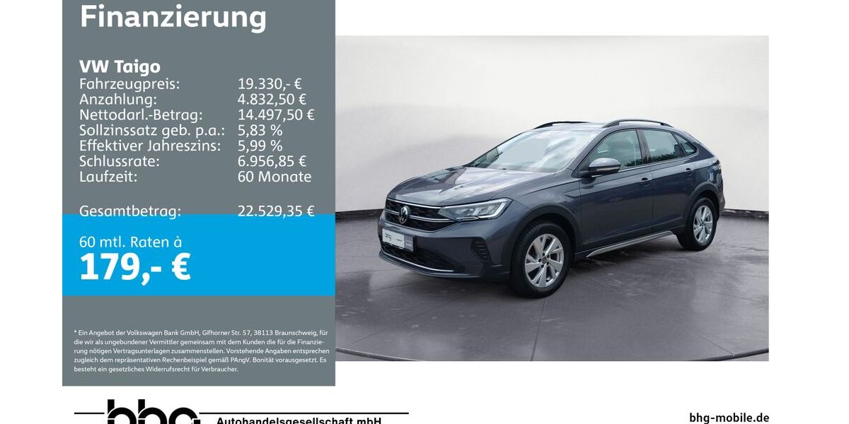 VW Taigo 12.372 km 18.960 &euro; Metzingen 72555