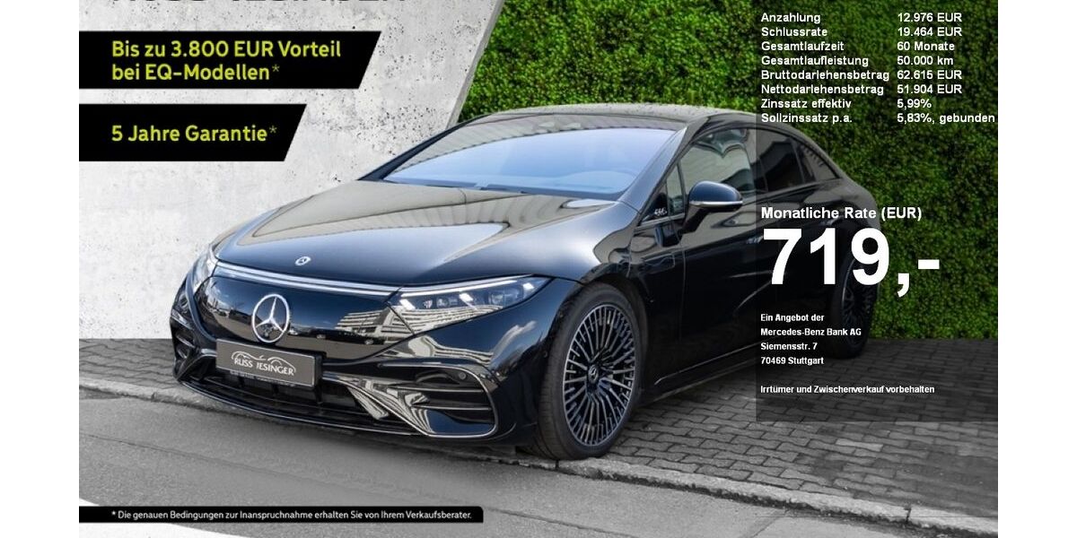 Mercedes-Benz EQS 65.700 km 62.880 &euro; Filderstadt 70794