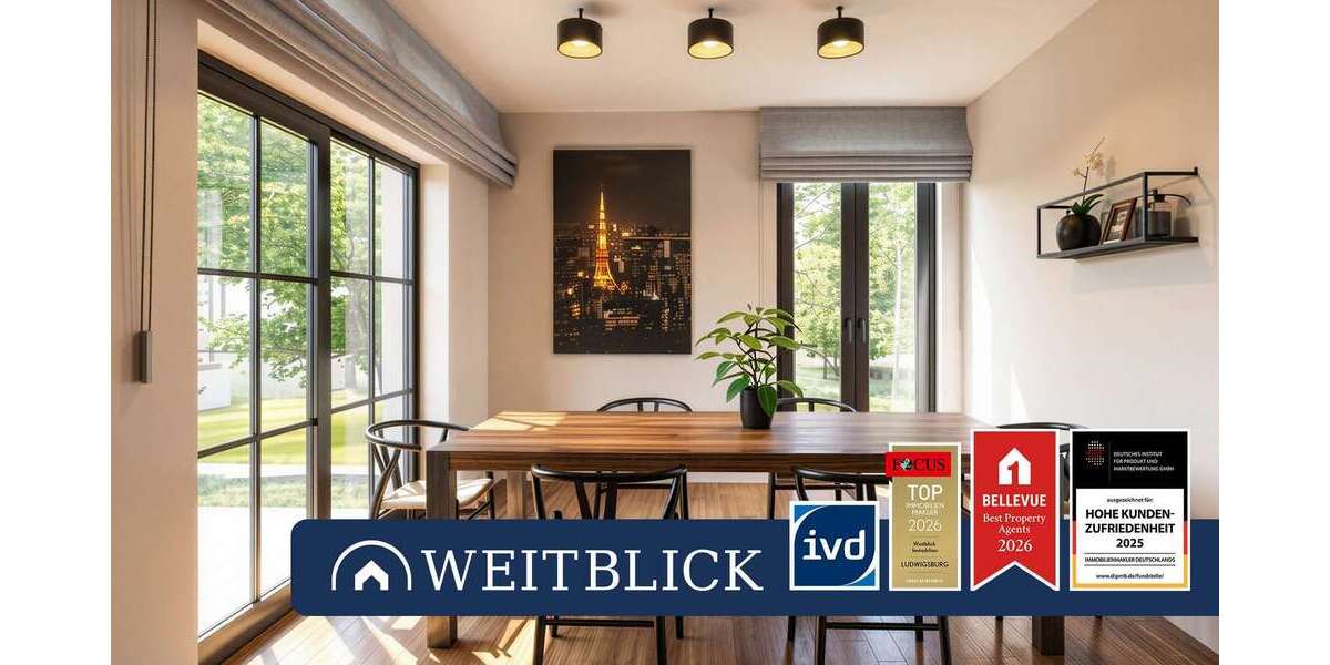 Etagenwohnung Ludwigsburg Hoheneck - 3 Zimmer, 104 m&sup2;, 659.000&euro; | Angebot:26223261
