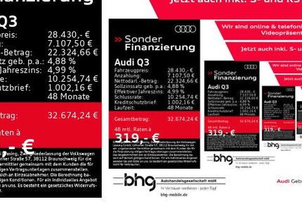Audi Q3 105.998 km 28.430 &euro; Tübingen 72072