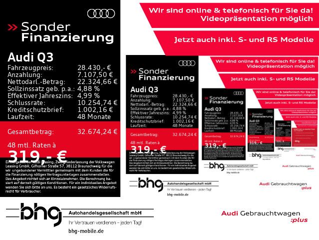 Audi Q3 105.998 km 28.430 &euro; Tübingen 72072