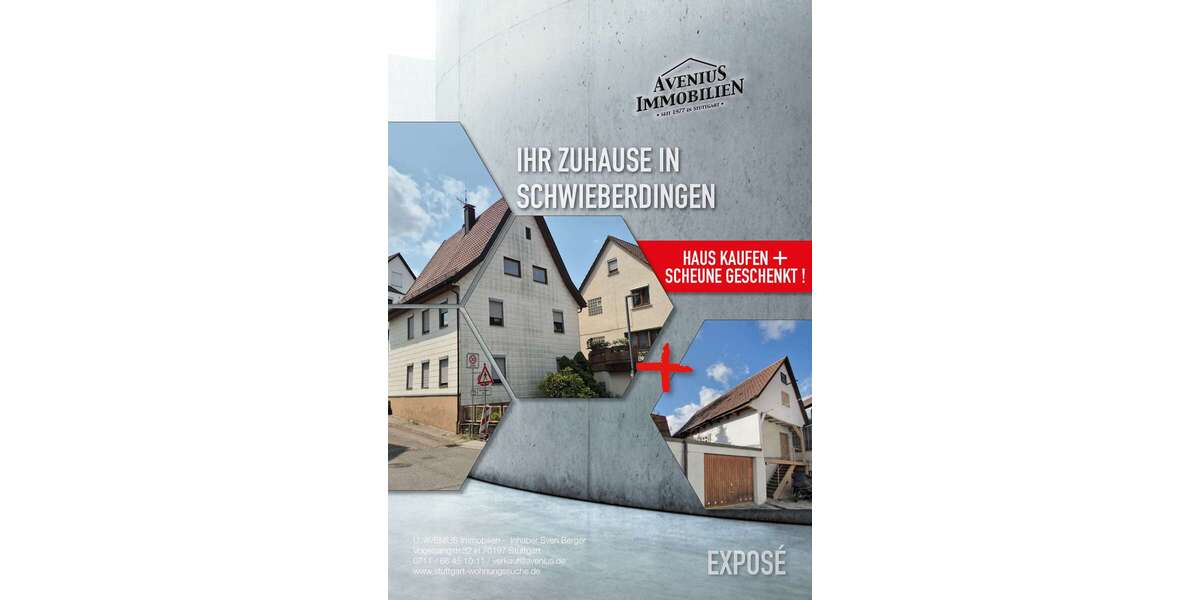 Einfamilienhaus Schwieberdingen - 5 Zimmer, 170 m&sup2;, 499.000&euro; | Angebot:25099019