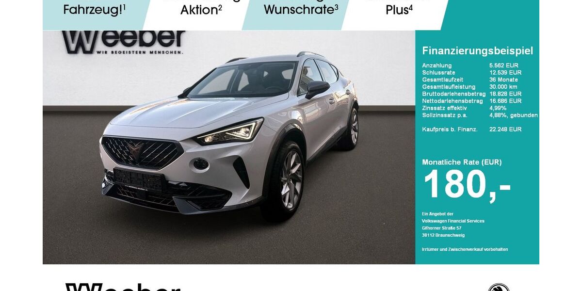 Cupra Formentor 25.109 km 21.590 € Weil der Stadt 71263